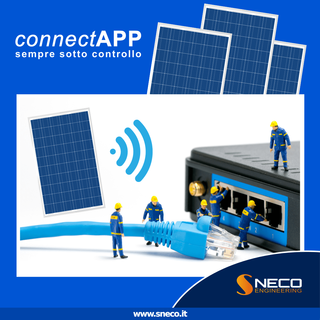 CONNECTAPP - Dispositivo monitoraggio wireless fotovoltaico - Connetti il  tuo impianto fotovoltaico e controllalo direttamente dal tuo smartphone, Catania, Ragusa, Siracusa, Messina, Caltanissetta, Enna, Palermo, Trapani, Agrigento